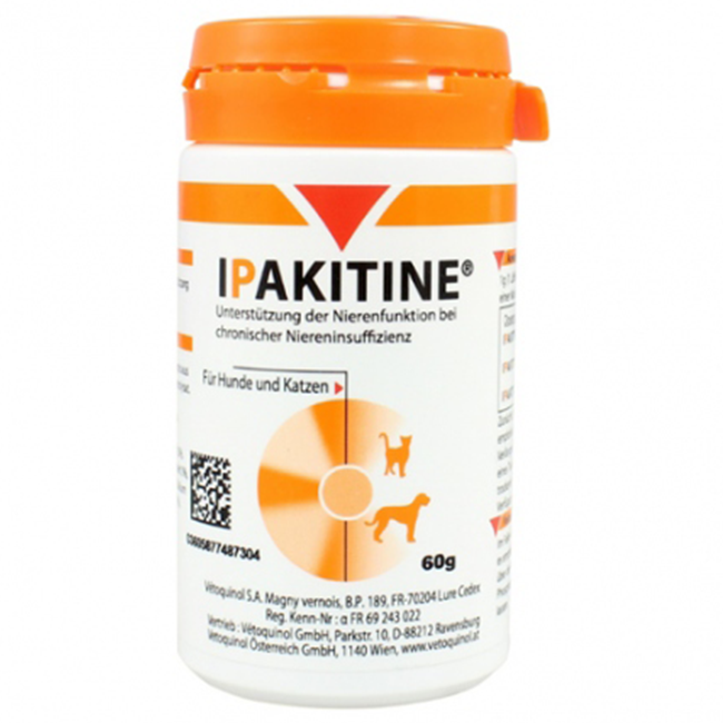 Ipakitine Oral 60 Gr - Vetoquinol Ipakitine Oral 60 Gr - Vetoquinol